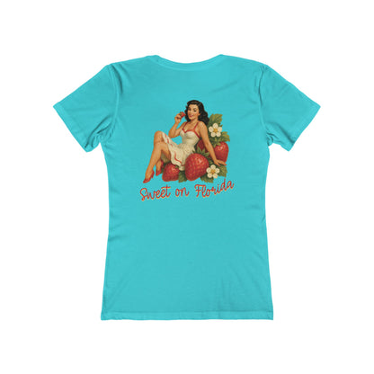 Sweet on Florida Feminine-Fit Tee🌸🍓