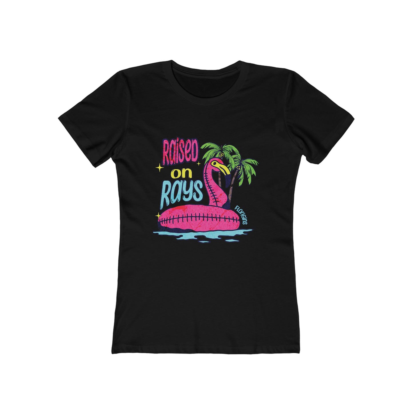 Raised on Rays Feminine-Fit Tee