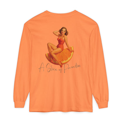 A Slice of Paradise Long Sleeve Tee🌞🍊