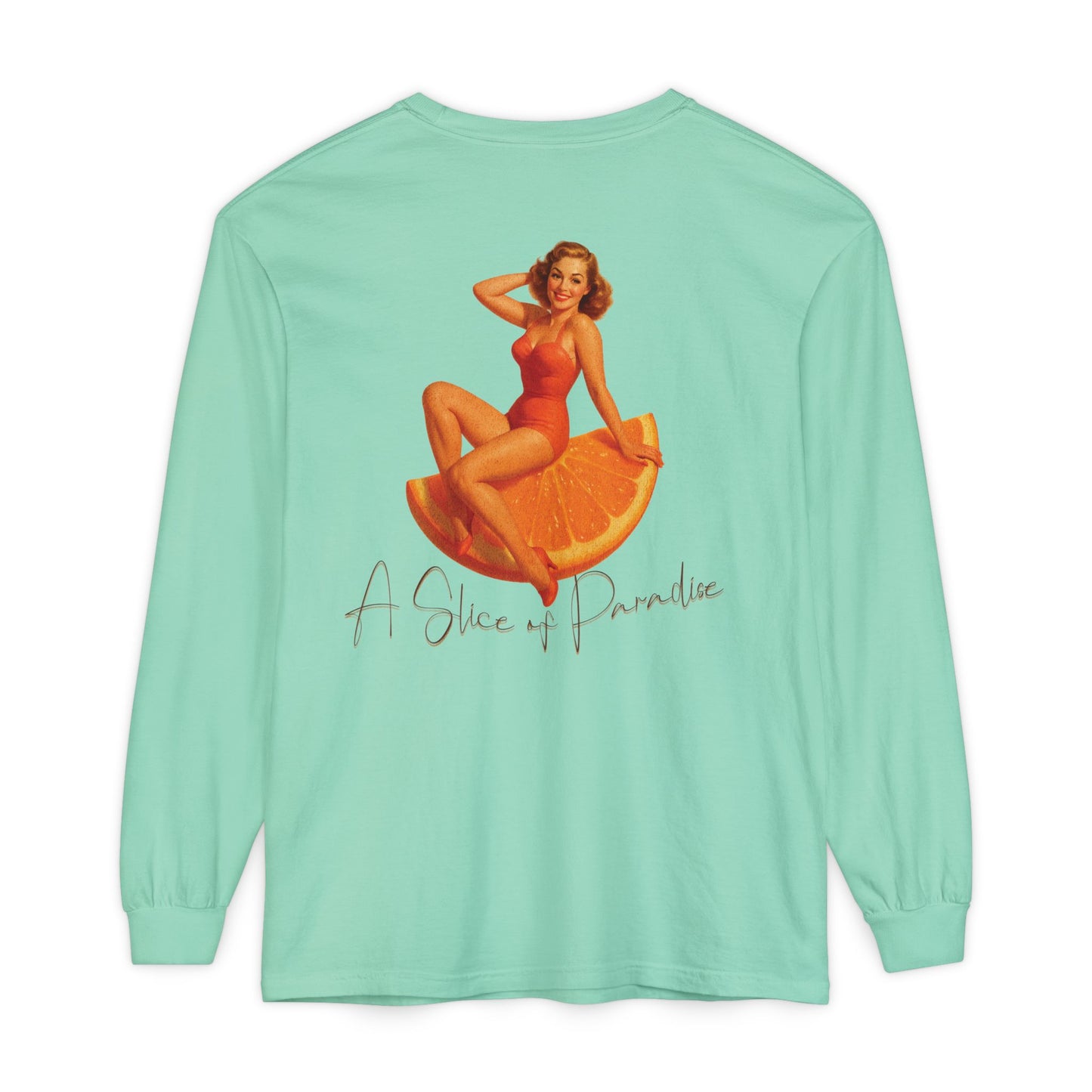 A Slice of Paradise Long Sleeve Tee🌞🍊