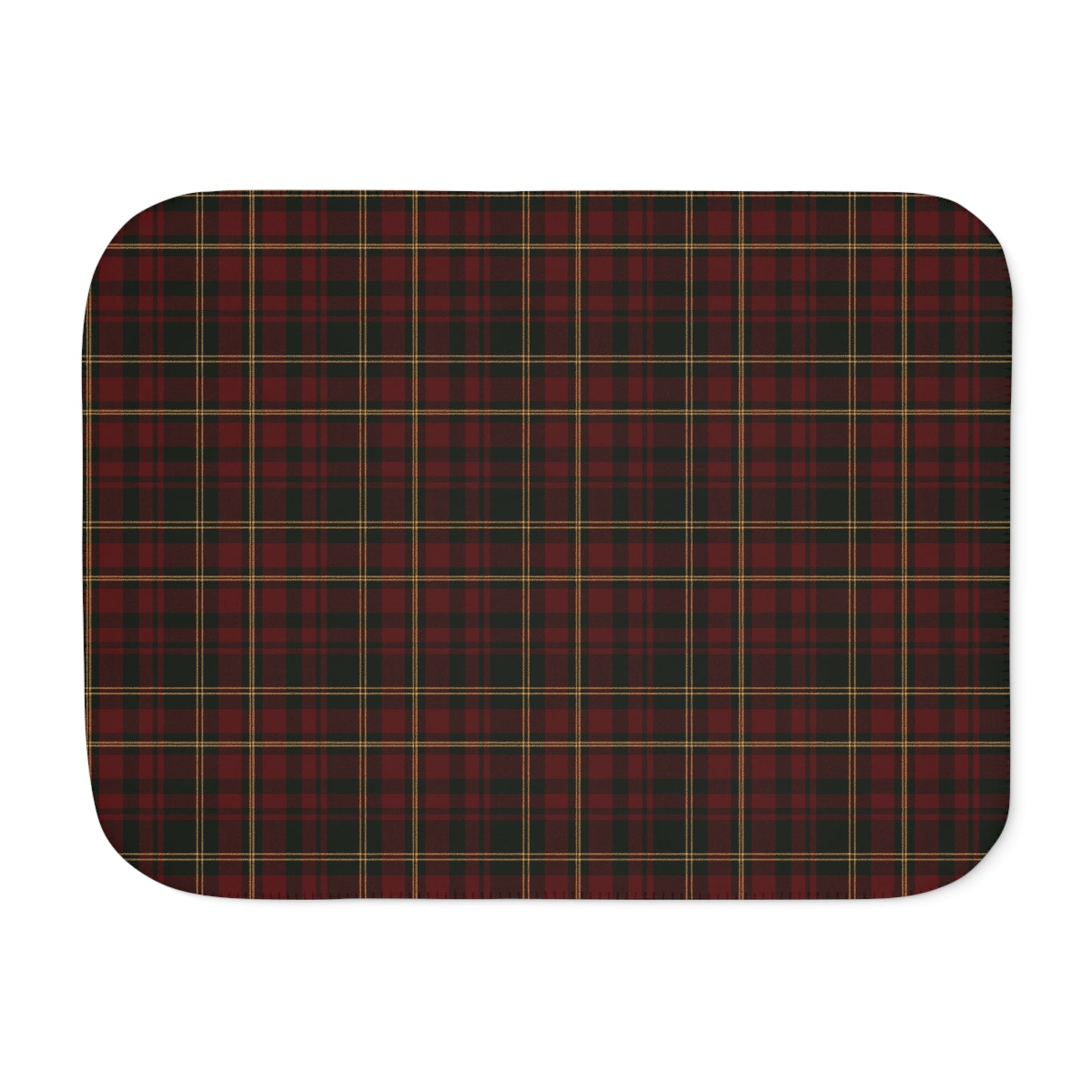 Holiday Heirloom Tartan Sherpa Throw Blanket