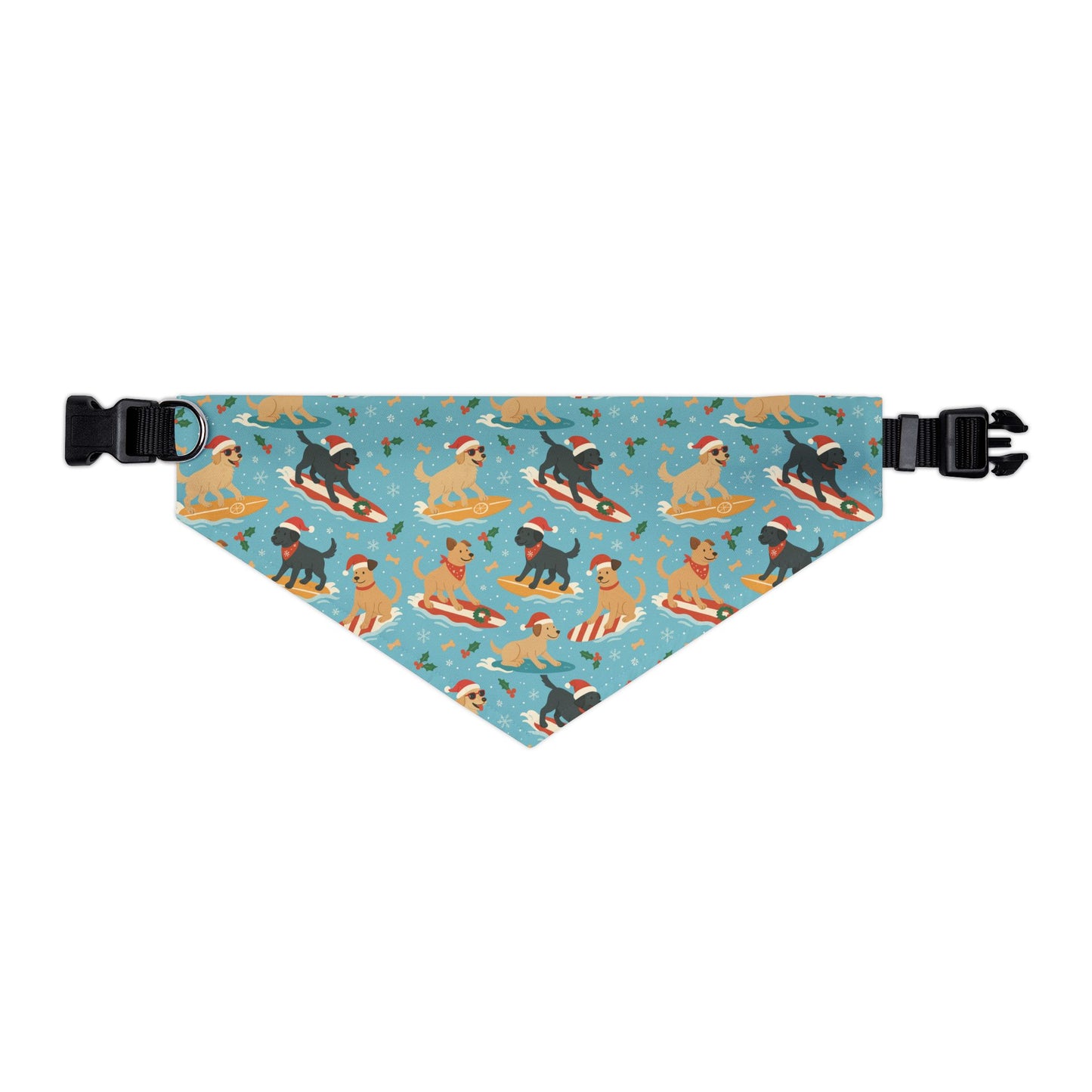 Surfin' Santa Paws Bandana Collar
