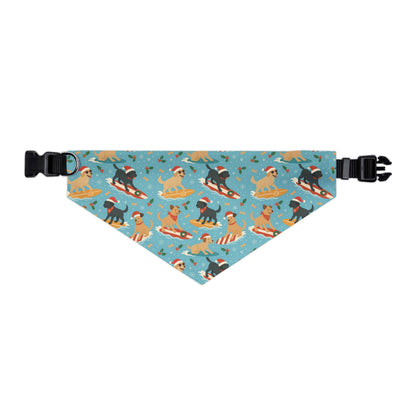 Surfin' Santa Paws Bandana Collar