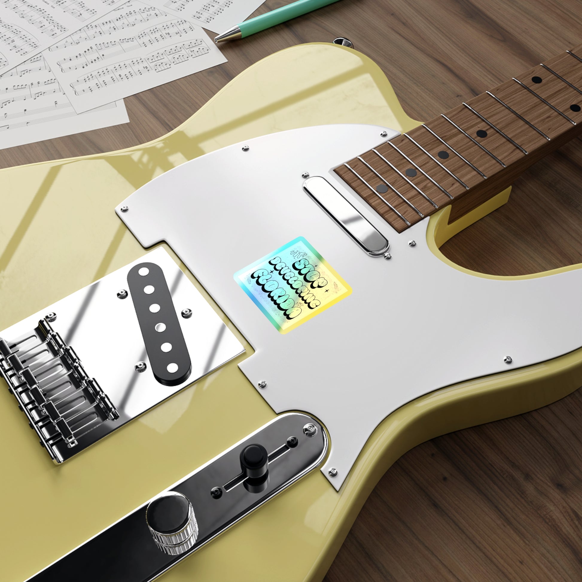 Stop Developing Florida...But Make it Cute Holographic Decal - The FloBro Show