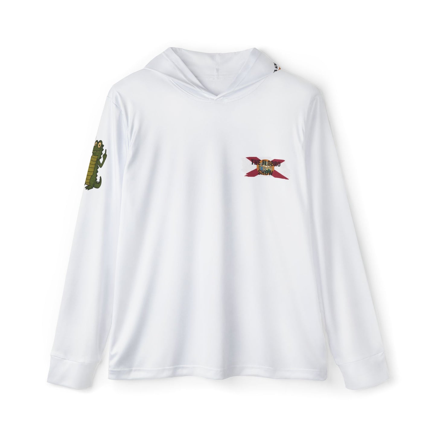Stop Moving to Florida UPF 50+ Performance Hoodie 🐊🚧🏖️