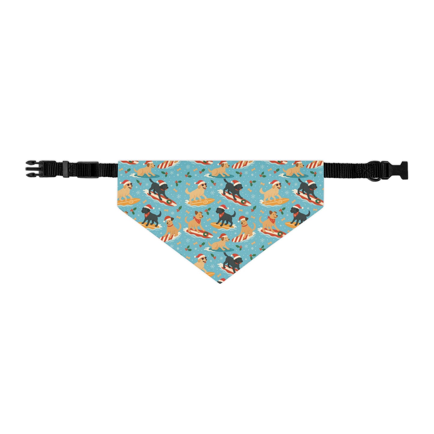 Surfin' Santa Paws Bandana Collar