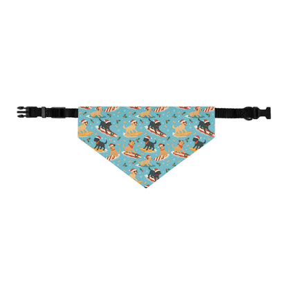 Surfin' Santa Paws Bandana Collar