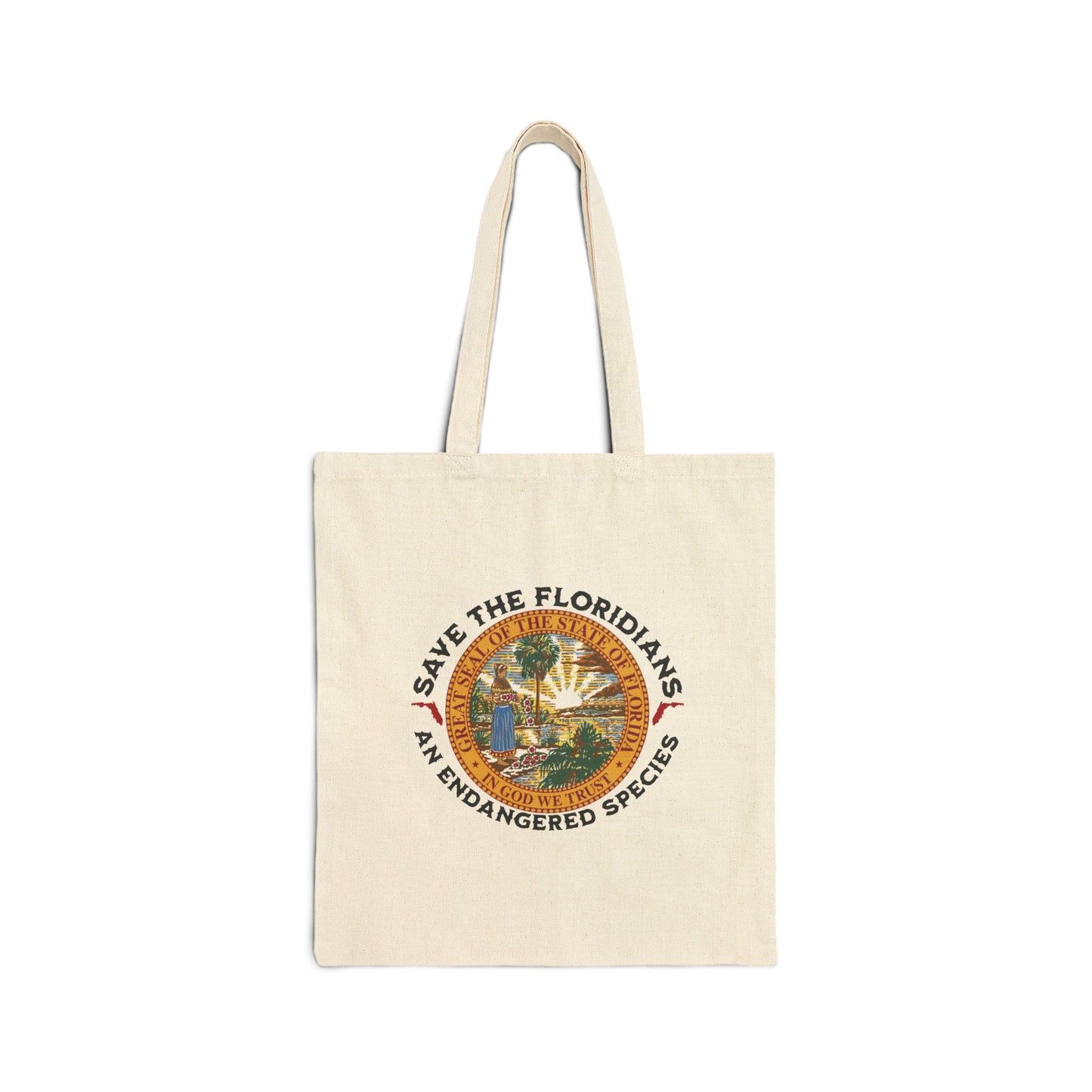 Save the Floridians Eco Cotton Canvas Tote