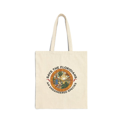 Save the Floridians Eco Cotton Canvas Tote