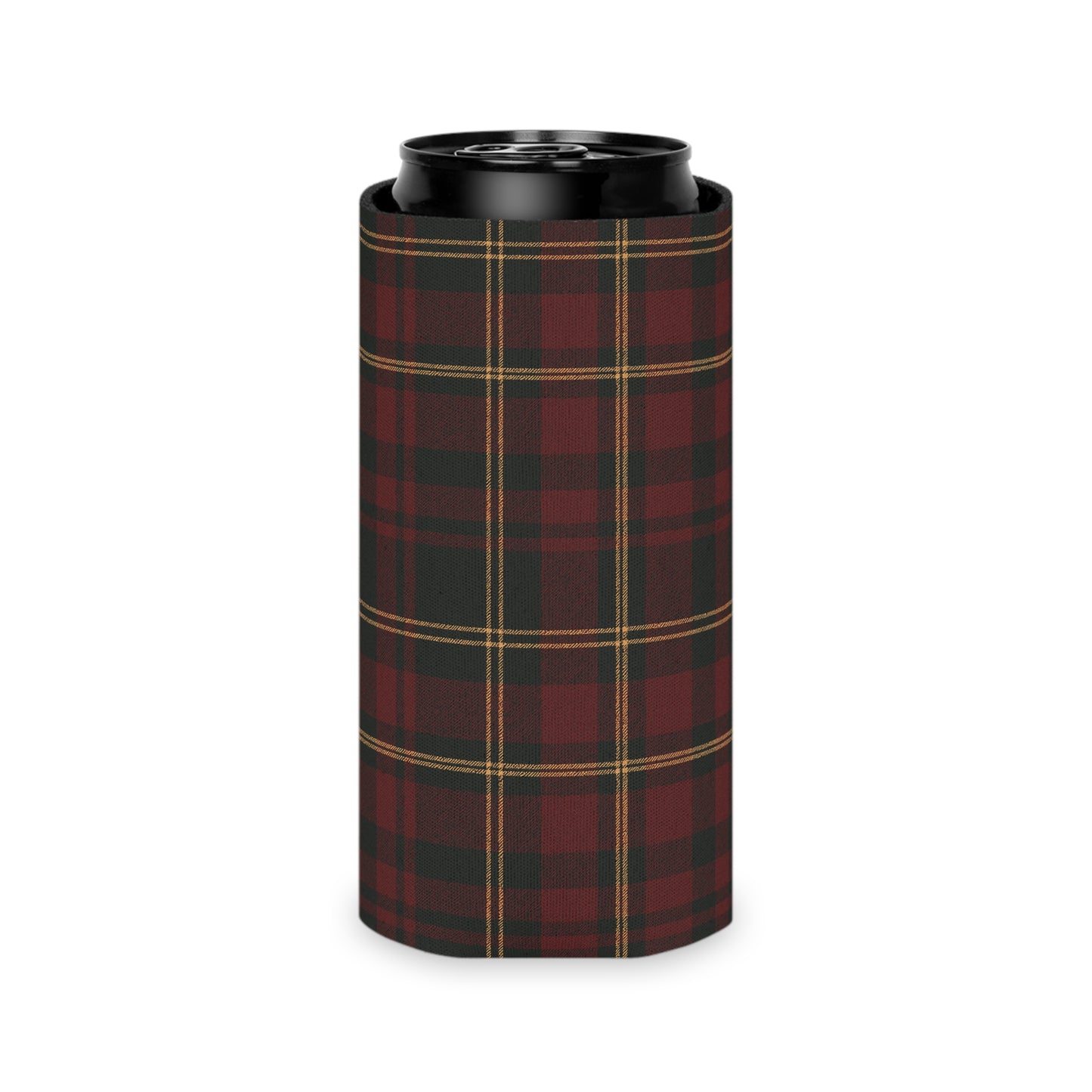 Holiday Heirloom Tartan Can Cooler