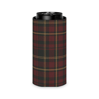Holiday Heirloom Tartan Can Cooler
