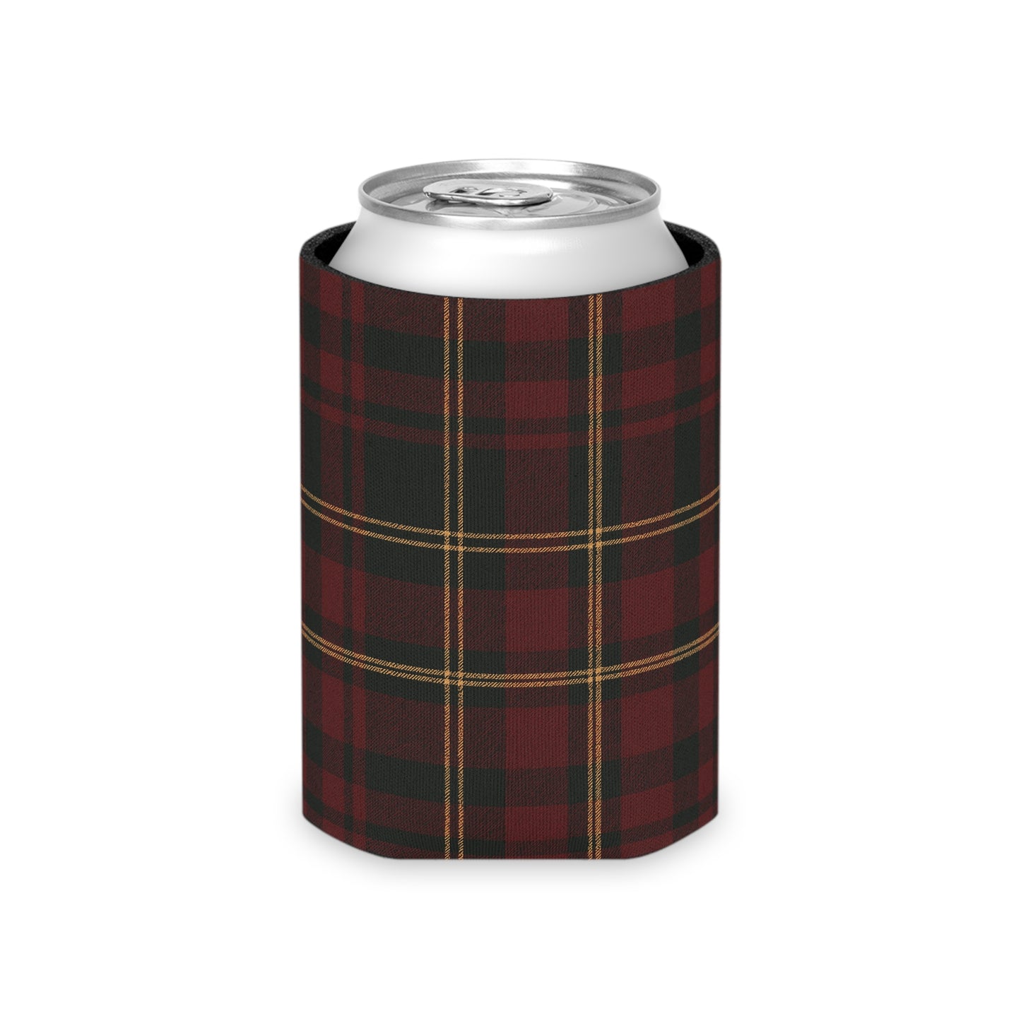 Holiday Heirloom Tartan Can Cooler