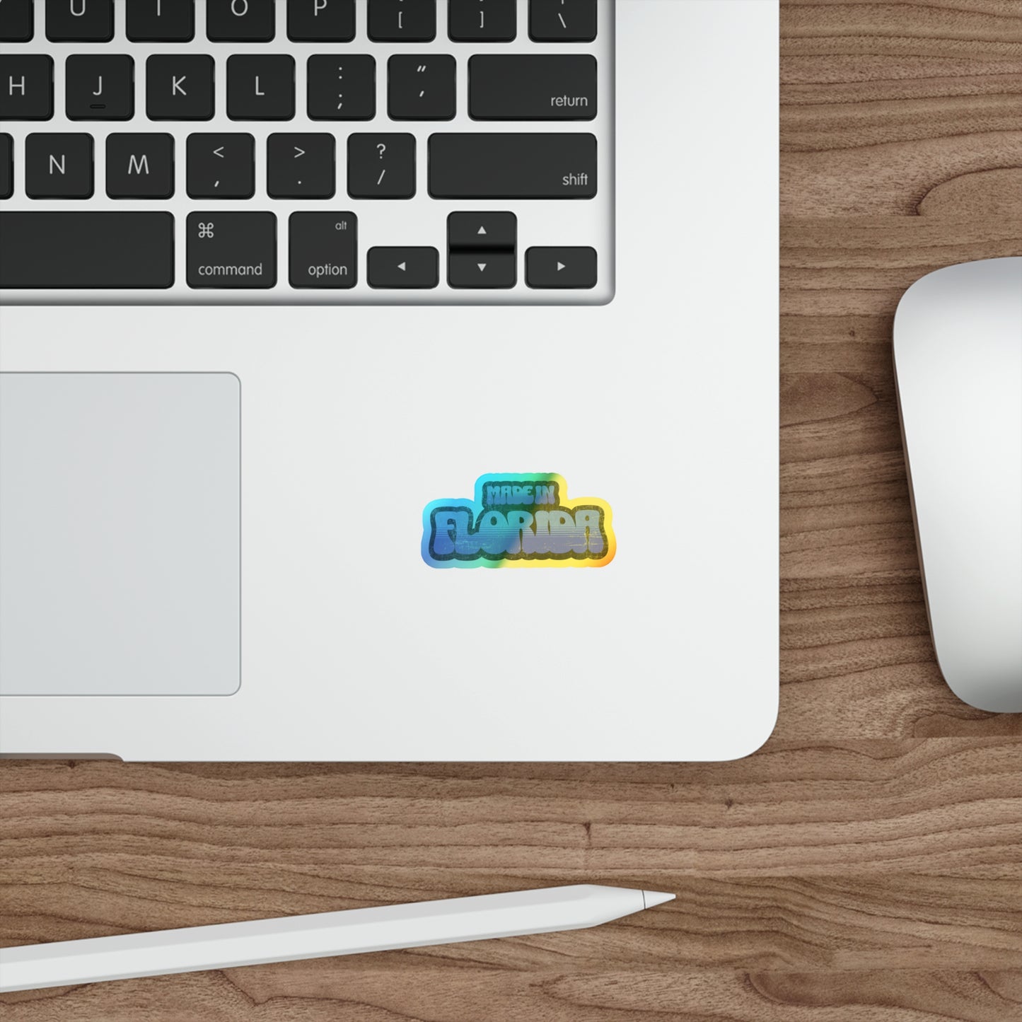 Made in Florida Holographic Vinyl - Ocean Blue - UV/Waterproof - The FloBro Show