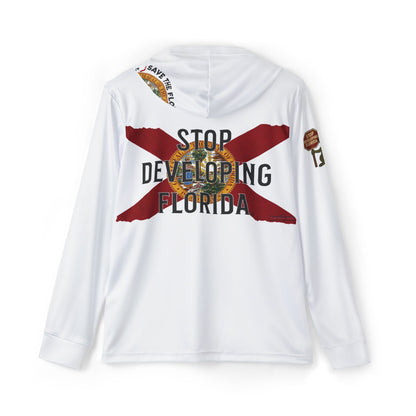 Stop Developing Florida UPF 50+ Performance Hoodie 🛑🌴🐊