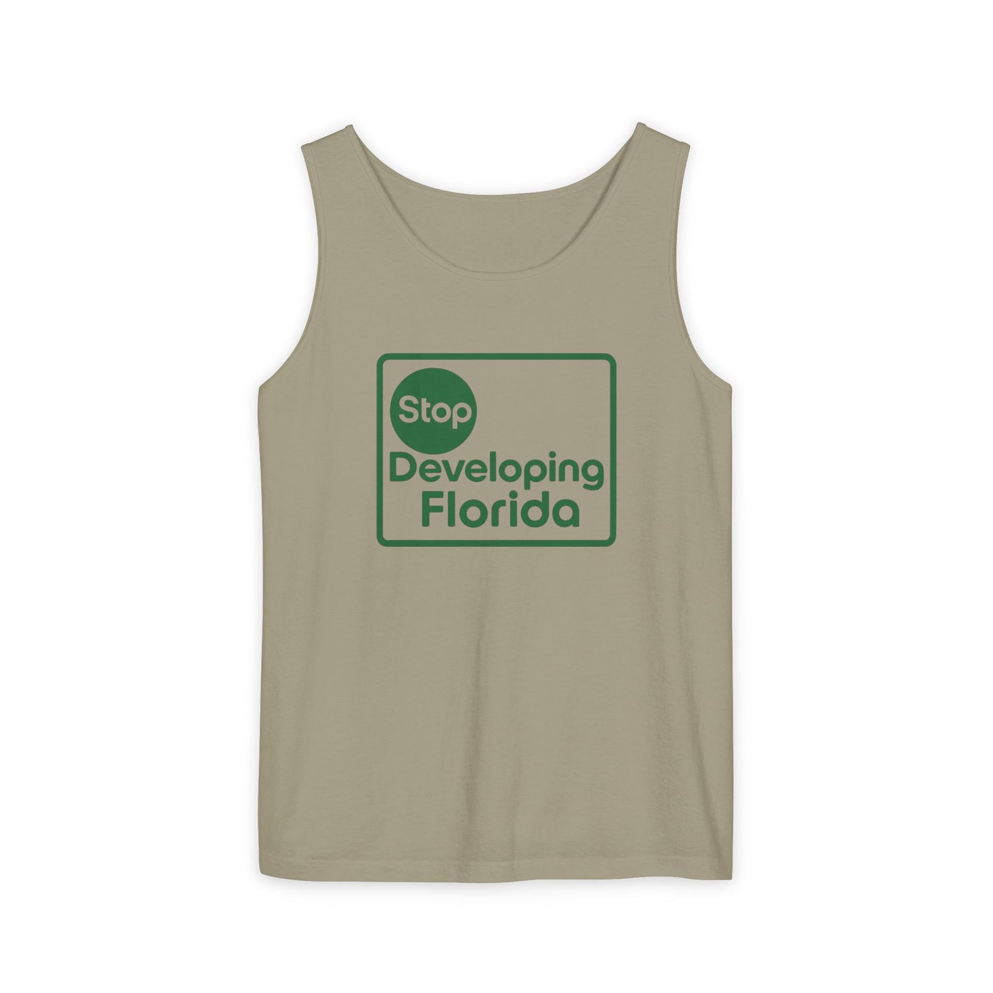 Stop Developing Florida (Where Living is a Pleasure) Relaxed Tank🟢