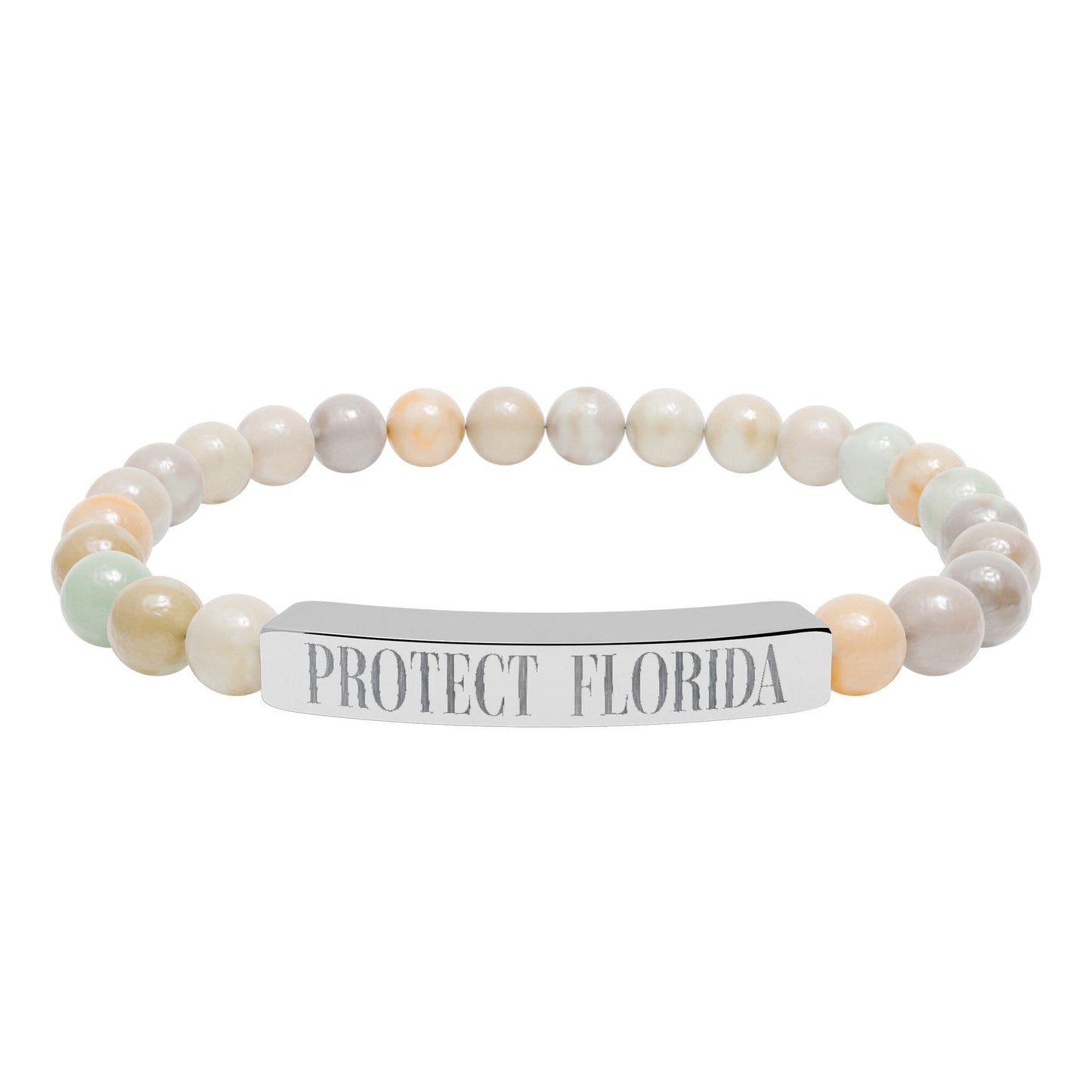Protect Florida Natural Stone Bracelet🛡️