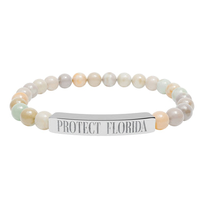 Protect Florida Natural Stone Bracelet🛡️