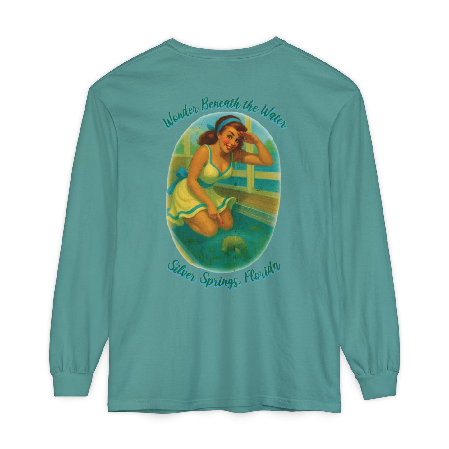 Wonder Beneath the Water Long Sleeve Tee🐊✨