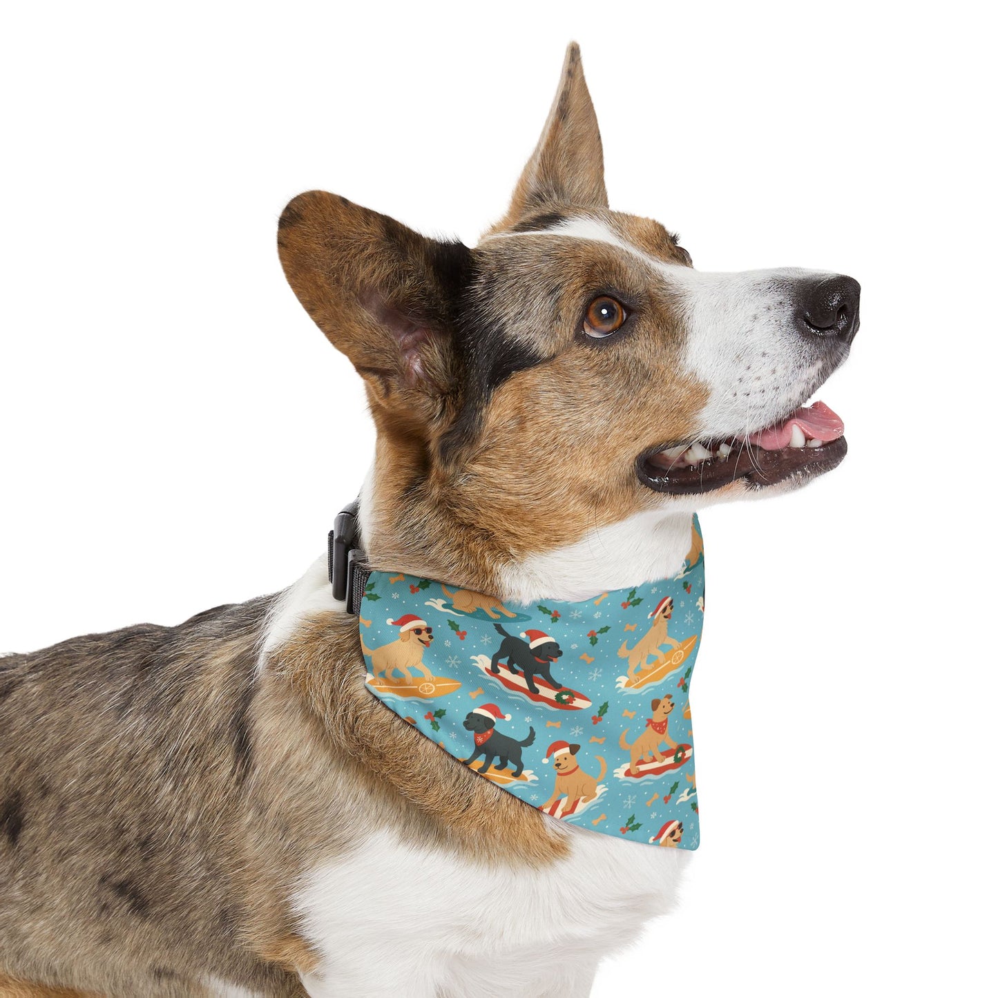 Surfin' Santa Paws Bandana Collar