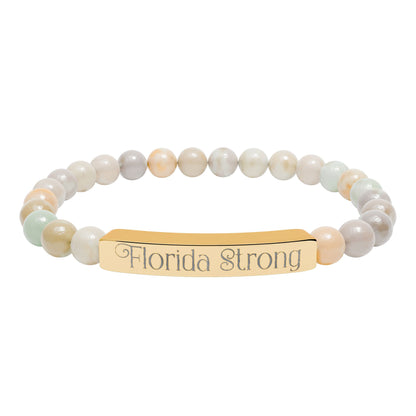 Florida Strong Natural Stone Bracelet