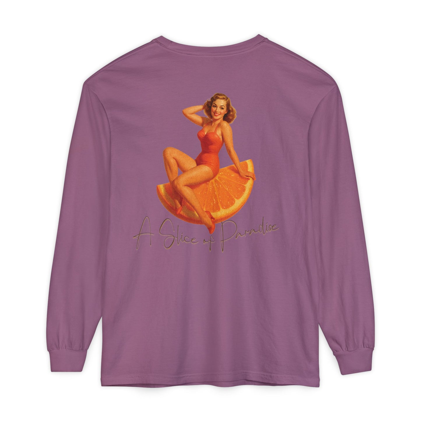 A Slice of Paradise Long Sleeve Tee🌞🍊
