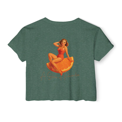 A Slice of Paradise Crop🌞🍊