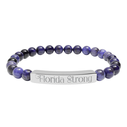 Florida Strong Natural Stone Bracelet