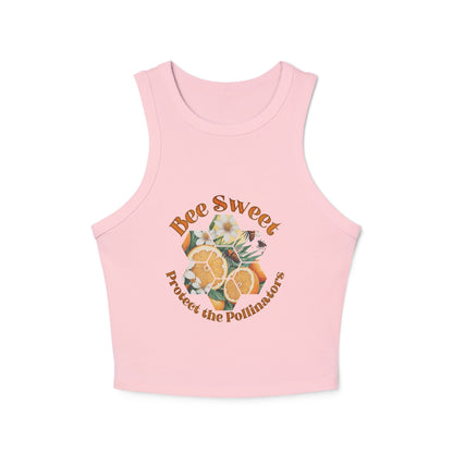 Bee Sweet Fitted Crop Tank🐝 🌼