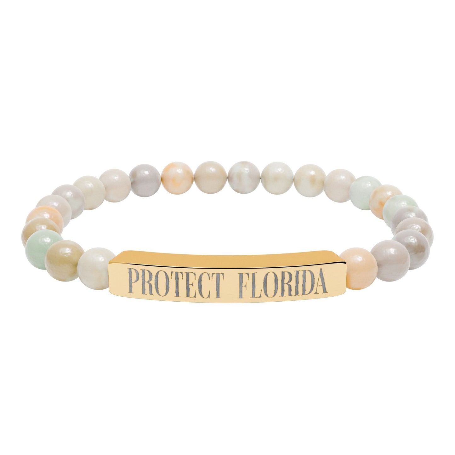 Protect Florida Natural Stone Bracelet🛡️