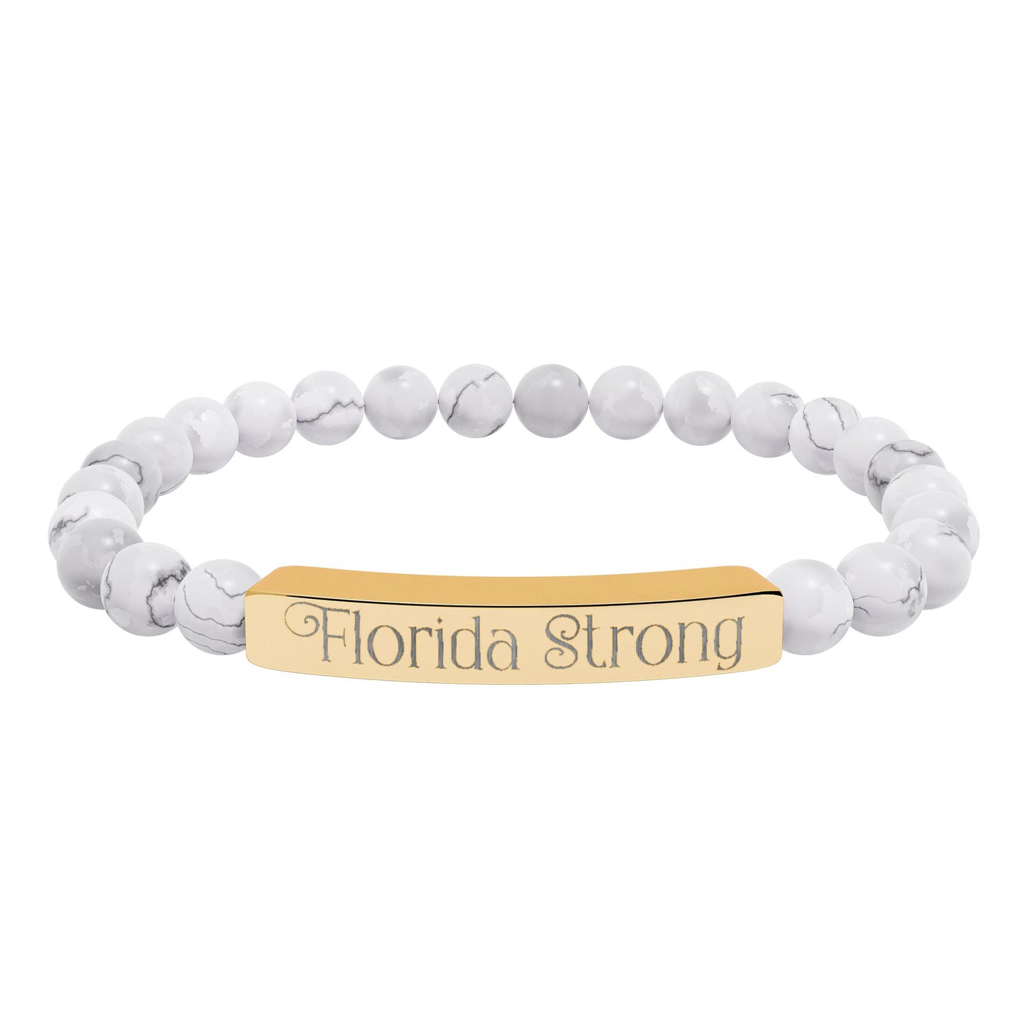 Florida Strong Natural Stone Bracelet