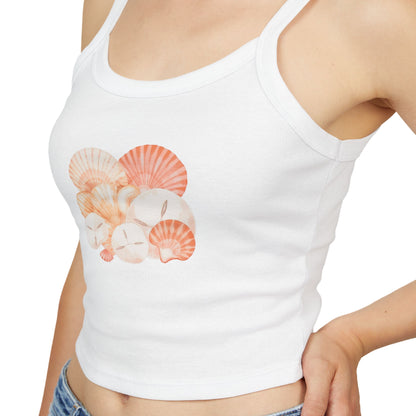 Seafoam Serenade Cropped Lounge Tank