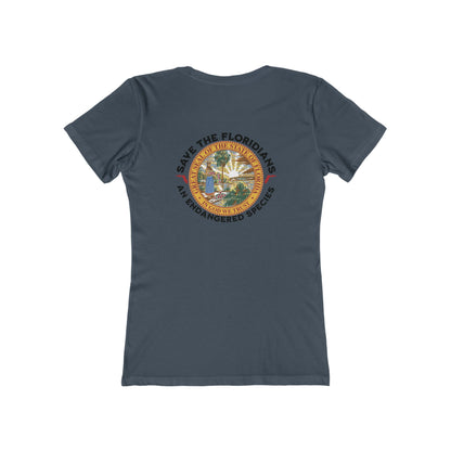 Save the Floridians Feminine-Fit Tee