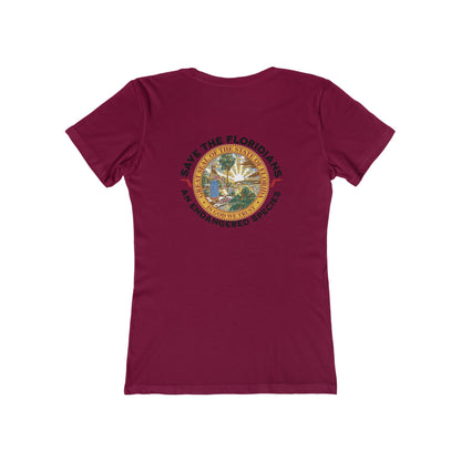 Save the Floridians Feminine-Fit Tee