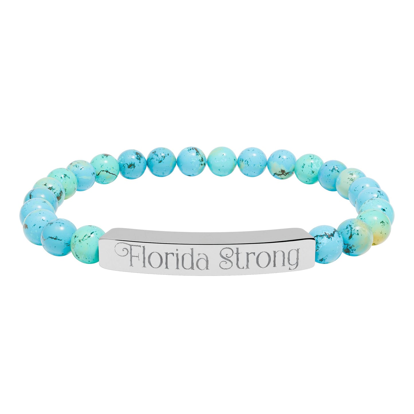 Florida Strong Natural Stone Bracelet