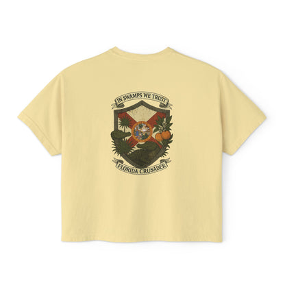 🛡️Florida Crusader Cropped Boxy Tee