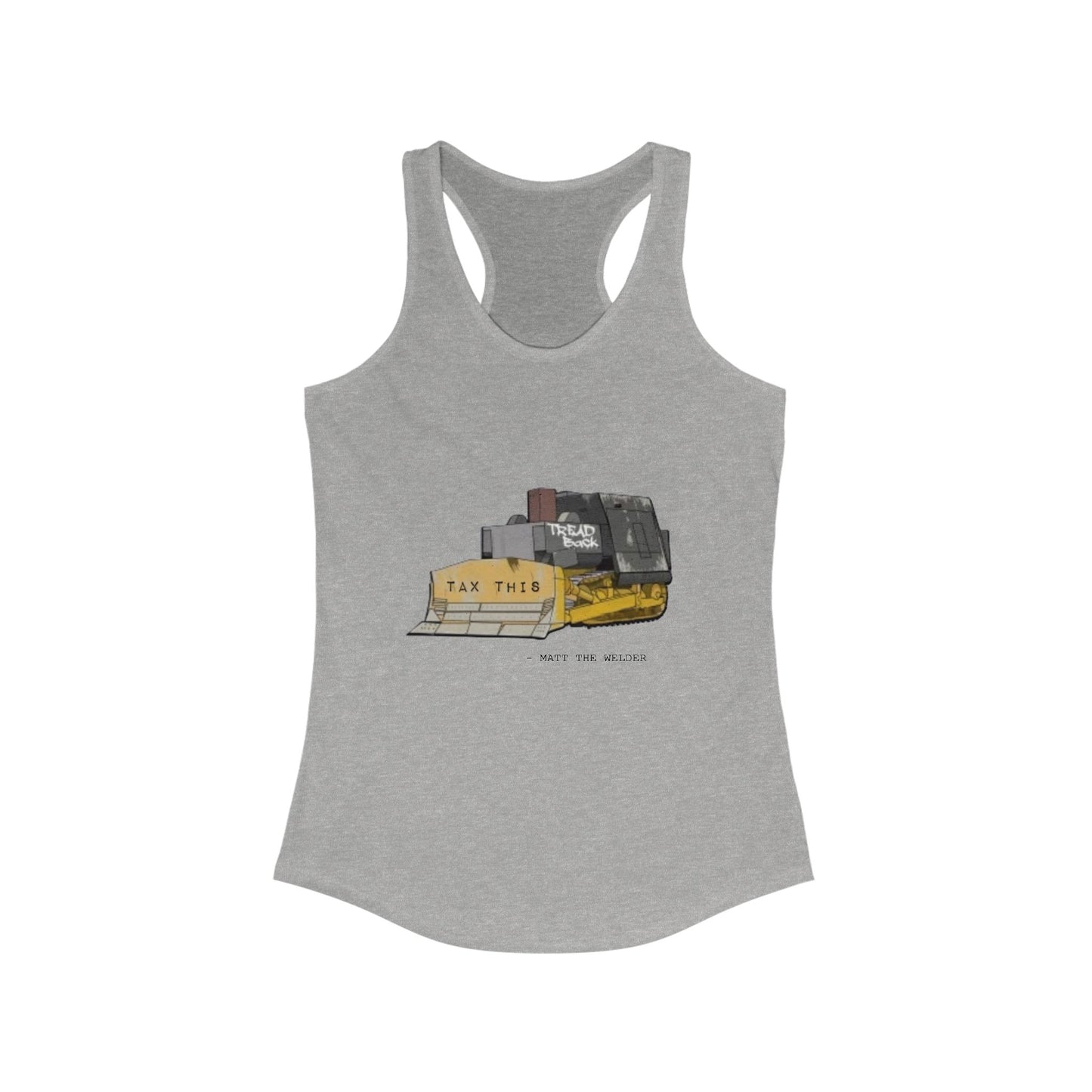 Tread Back Racerback Tank