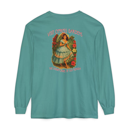 Vintage Cypress Gardens Long Sleeve Tee🌺🌿