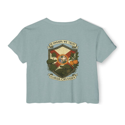 🛡️ Florida Crusader Crop Tee