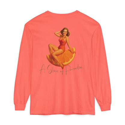 A Slice of Paradise Long Sleeve Tee🌞🍊