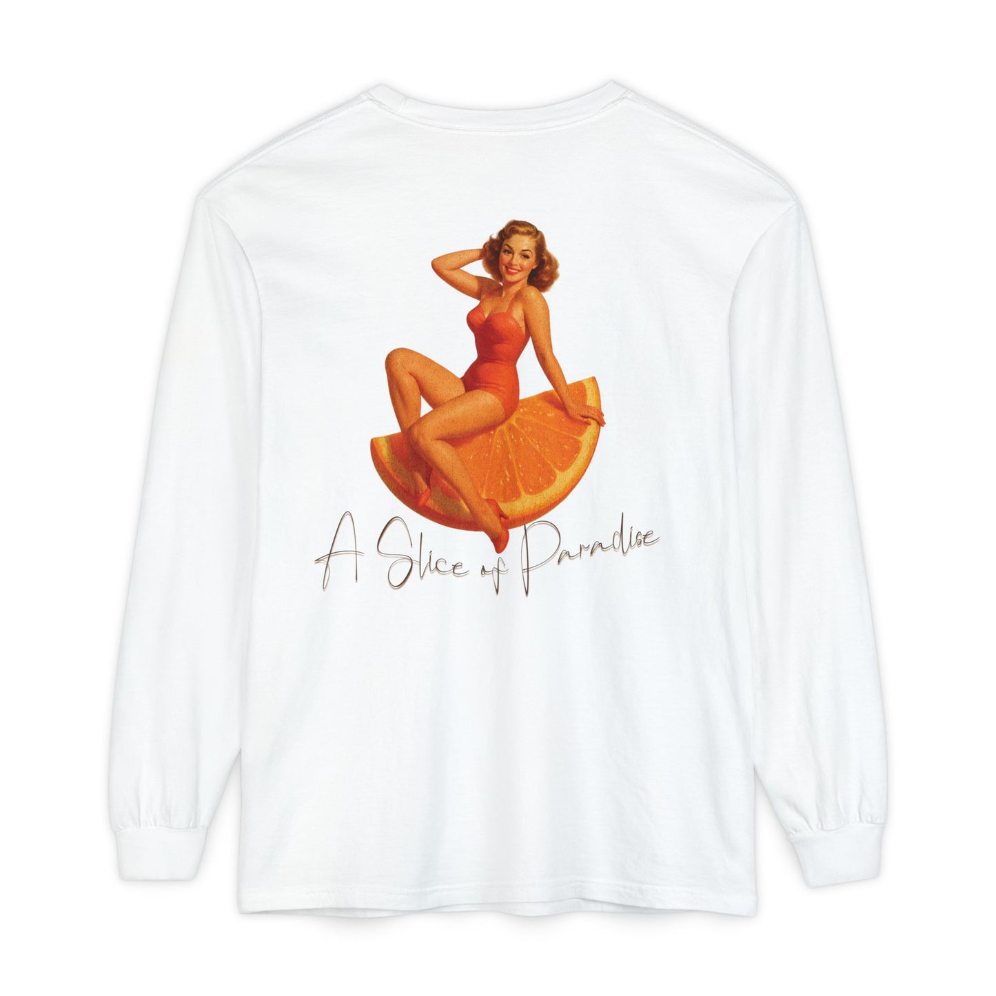 A Slice of Paradise Long Sleeve Tee🌞🍊