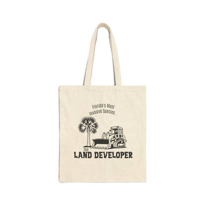 Florida's Most Invasive Species Eco Cotton Canvas Tote