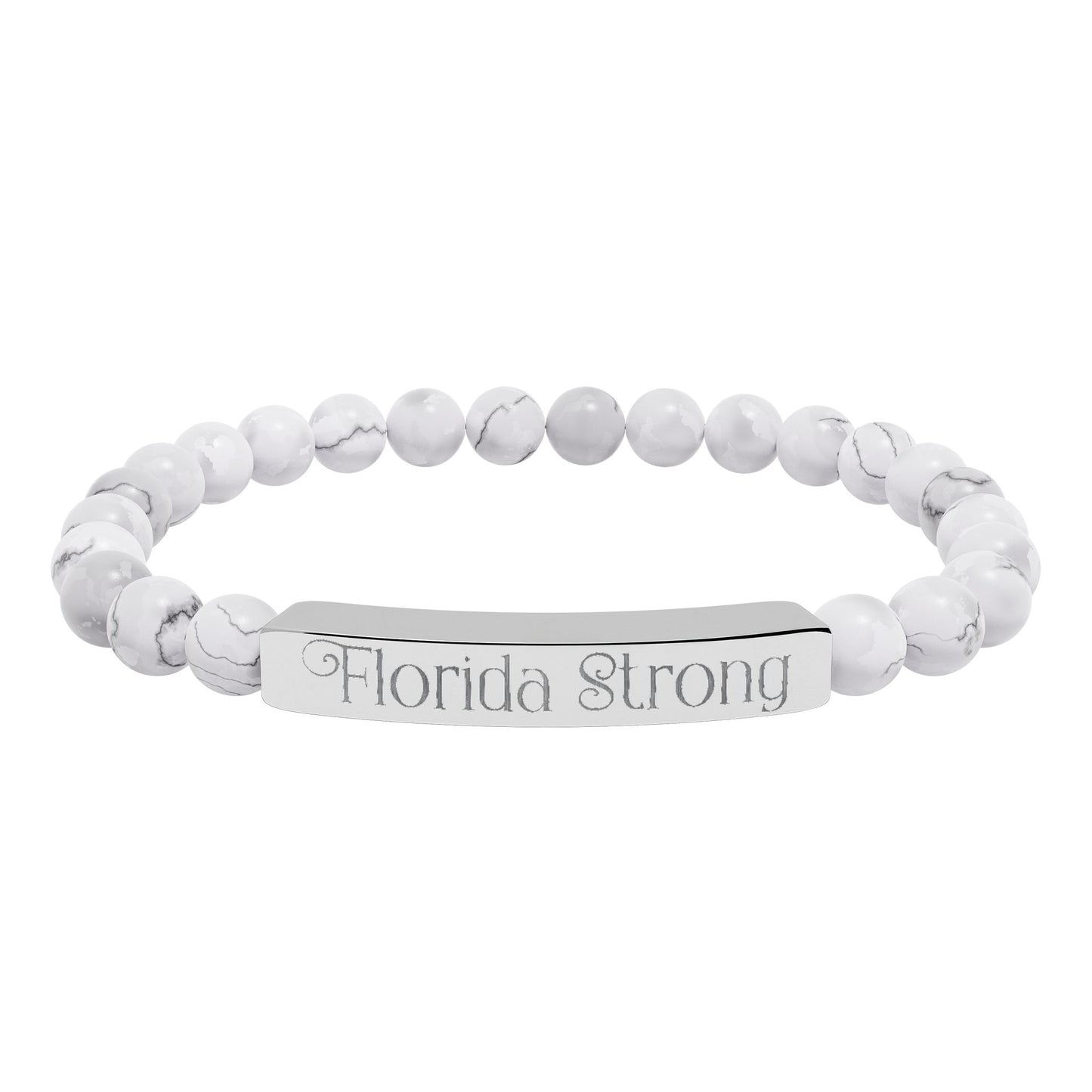 Florida Strong Natural Stone Bracelet