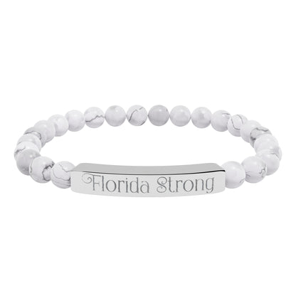 Florida Strong Natural Stone Bracelet