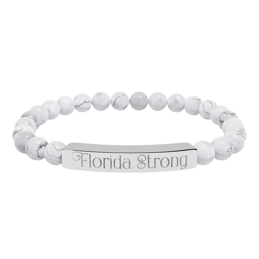 Florida Strong Natural Stone Bracelet