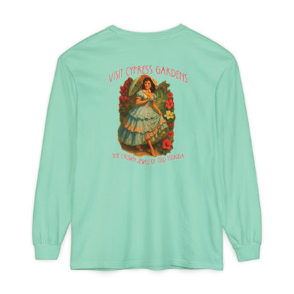 Vintage Cypress Gardens Long Sleeve Tee🌺🌿