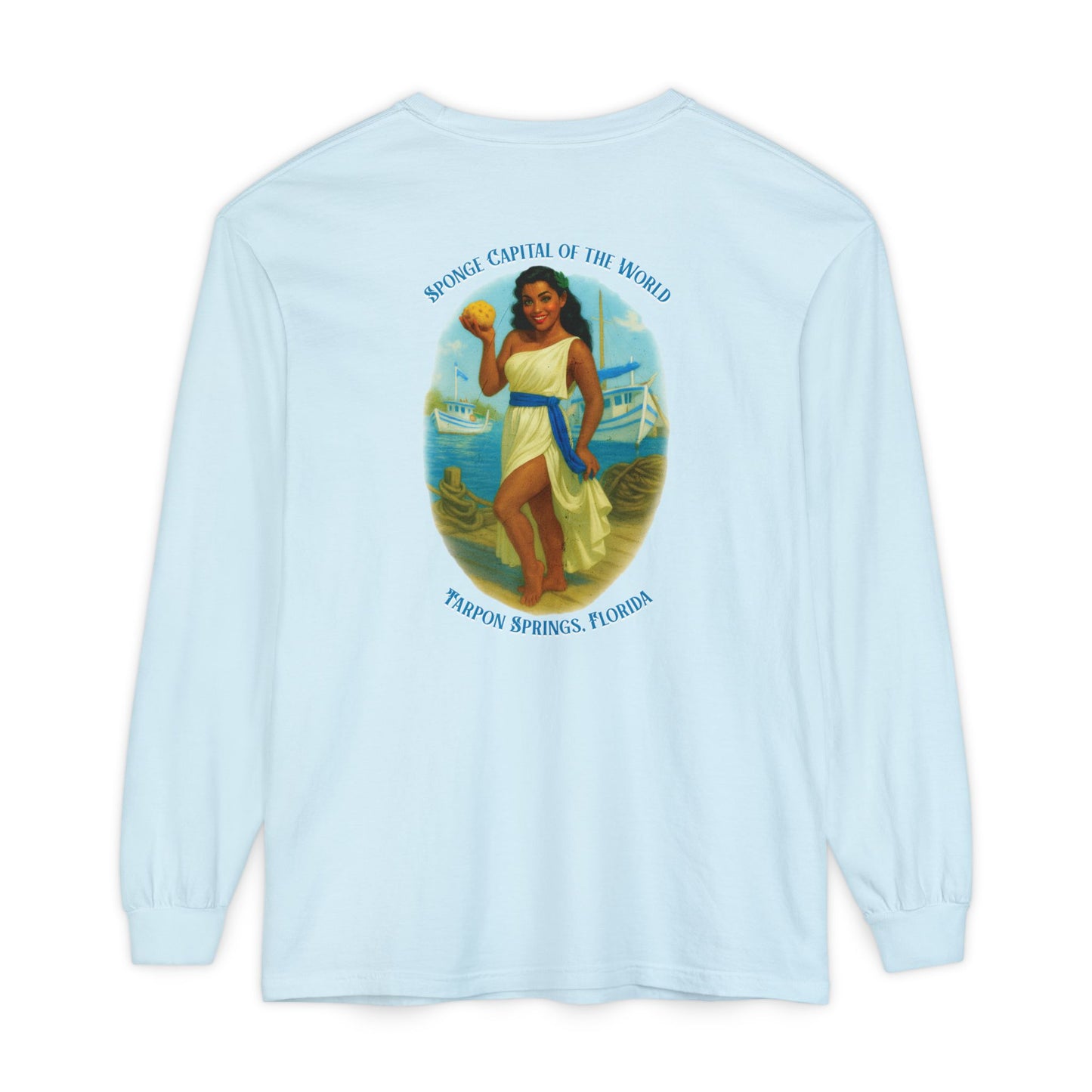 Tarpon Springs Sponge Docks Long Sleeve Tee🧽🏛️