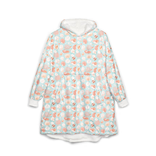 Seafoam Serenade Hooded Blanket