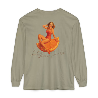 A Slice of Paradise Long Sleeve Tee🌞🍊