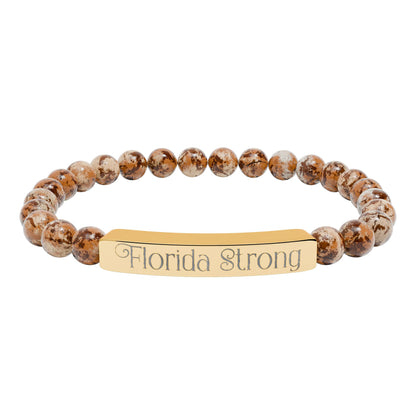 Florida Strong Natural Stone Bracelet