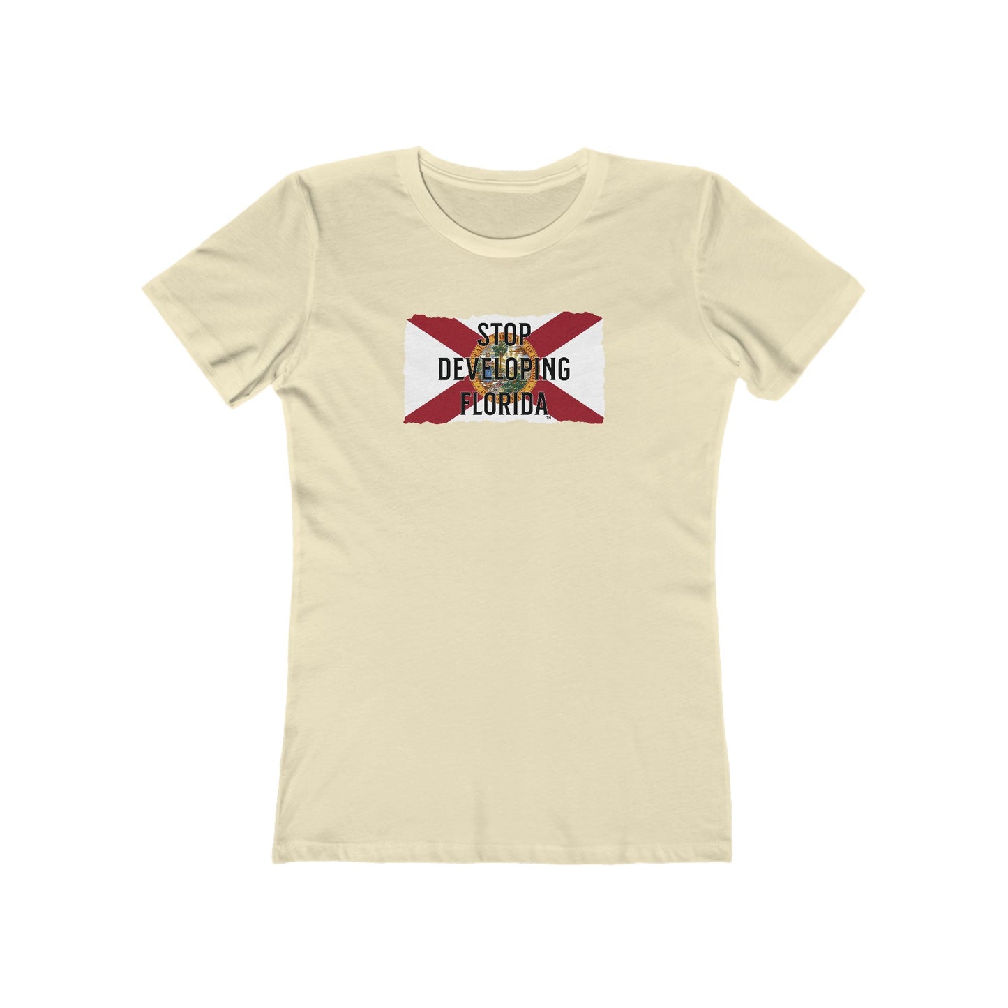 Stop Developing Florida Feminine-Fit Tee🛑